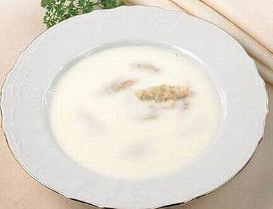 Суп молочный с овсяными клецками
