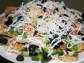 Мексиканская закуска или чипсы Начос