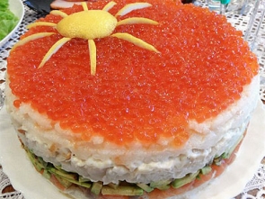 Суши-торт «Солнечное настроение»
