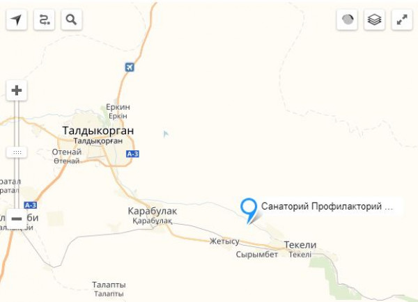 Gps карта талдыкоргана